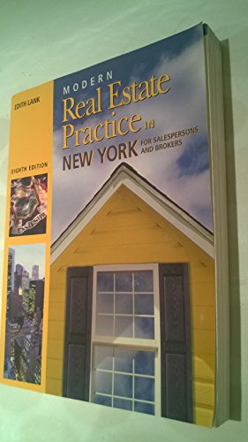 Beispielbild fr Modern Real Estate Practice in New York zum Verkauf von Better World Books