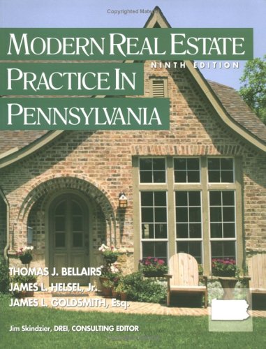 Beispielbild fr Modern Real Estate Practice in Pennsylvania zum Verkauf von Better World Books