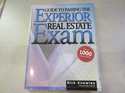 Beispielbild fr Guide to Passing the Experior Real Estate Exam zum Verkauf von Decluttr