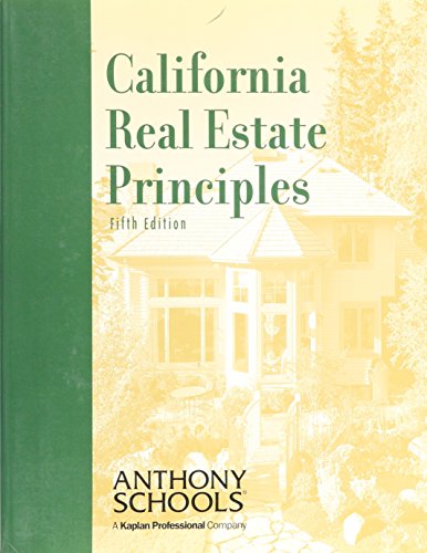 Beispielbild fr California Real Estate Principles zum Verkauf von HPB-Emerald