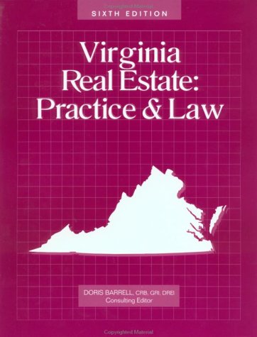 Imagen de archivo de Virginia Real Estate: Practice & Law a la venta por Ergodebooks