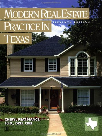 Imagen de archivo de Modern Real Estate Practice in Texas a la venta por ThriftBooks-Dallas