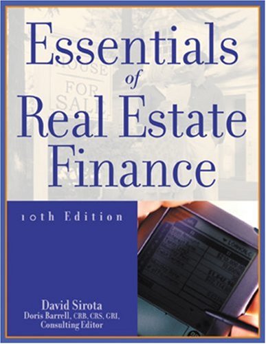 Stock image for Essentials of Real Estate Finance for sale by Better World Books