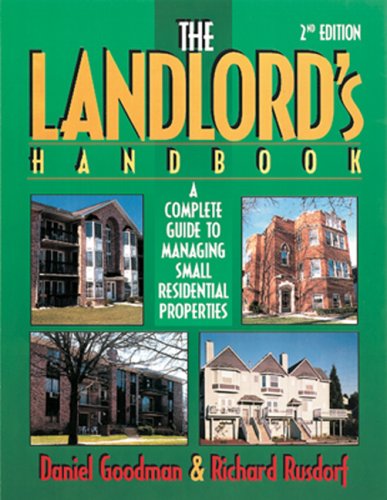 Beispielbild fr The Landlord's Handbook : A Complete Guide to Managing Small Investment Properties zum Verkauf von Better World Books