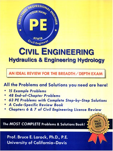 9780793185160: Civil Engineering Hydraulics and Engineering Hydrology: Review for the Breadth/Depth Exam in Civil Engineering