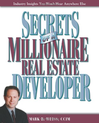 Imagen de archivo de Secrets of a Millionaire Real Estate Developer a la venta por Better World Books