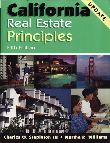 Beispielbild fr California Real Estate Principles zum Verkauf von HPB-Red