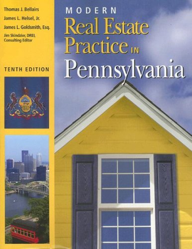 Beispielbild fr Modern Real Estate Practice in Pennsylvania zum Verkauf von ThriftBooks-Atlanta