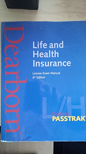 Beispielbild fr Life and Health Insurance License Exam Manual zum Verkauf von HPB-Red