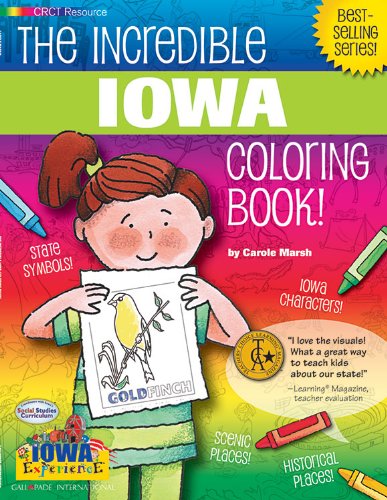 Imagen de archivo de The Incredible Iowa Coloring Book (The Iowa Experience) a la venta por Book Deals