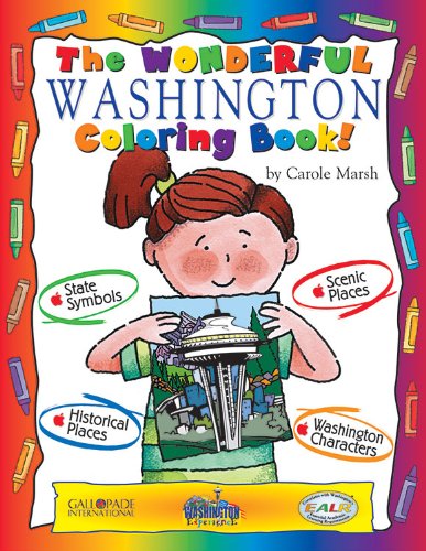 Imagen de archivo de The Wonderful Washington Coloring Book (The Washington Experience) a la venta por Books Unplugged