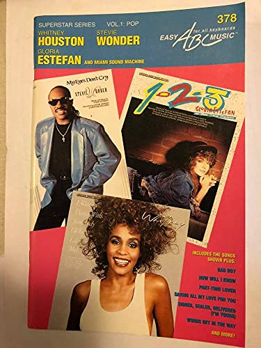 Imagen de archivo de Superstar Series: Pop : Whitney Houston, Stevie Wonder, Gloria Estefan and Miami Sound Machine (Easy ABC Music for All Keyboards Series, No 378) a la venta por Wonder Book