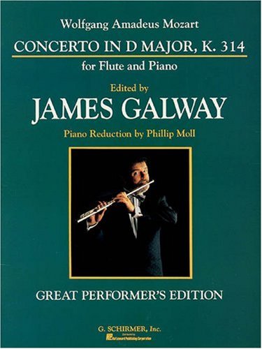 Beispielbild fr CONCERTO FOR FLUTE IN D MAJOR K314 WITH PIANO REDUCTION JAMES GALWAY SERIES Format: Paperback zum Verkauf von INDOO