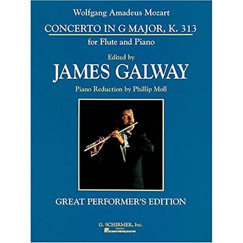 Beispielbild fr CONCERTO FOR FLUTE IN G MAJOR K313 WITH PIANO REDUCTION JAMES GALWAY SERIES Format: Paperback zum Verkauf von INDOO