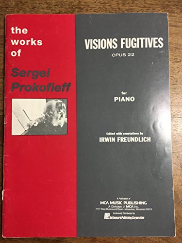 Fugitives Visions, Opus 22: 20 Sections (Works of Sergei Prokofieff) (9780793506040) by Sergei Prokofiev