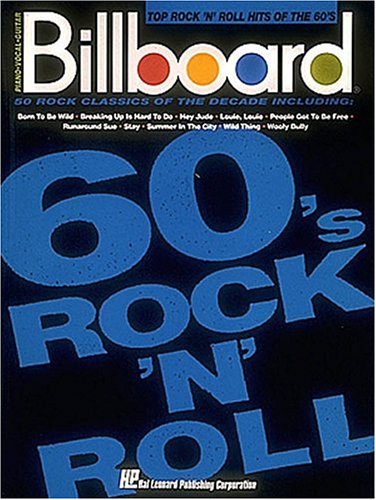 Billboard Top Rock 'n' Roll Hits Of The 60's (Piano-Vocal-Guitar Series)