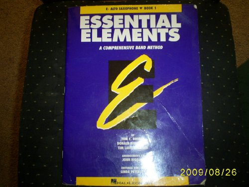 Stock image for Essential Elements E Flat Alto Saxophone Book 1 for sale by Wonder Book