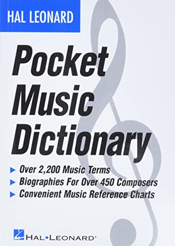 Beispielbild fr The Hal Leonard Pocket Music Dictionary zum Verkauf von Orion Tech