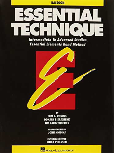 Imagen de archivo de Essential Technique - Bassoon Intermediate to Advanced Studies (Book 3 Level) a la venta por GreatBookPrices