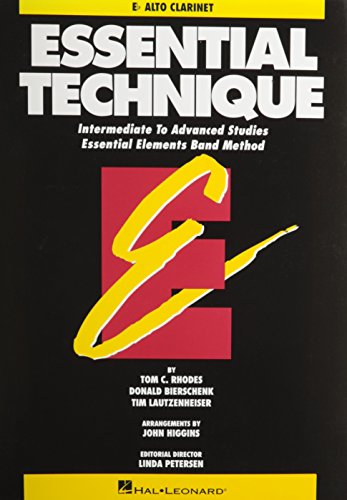 Stock image for Essential Technique - Eb Alto Clarinet Intermediate to Advanced Studies (Book 3 Level) for sale by GreatBookPrices