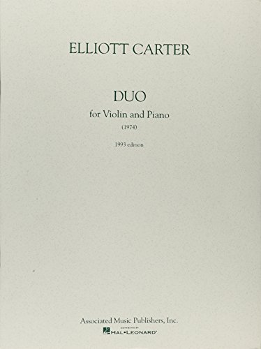 Duo: Violin and Piano (Paperback) - Carter Elliott