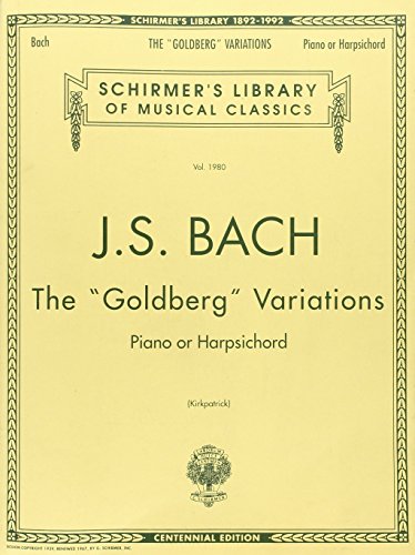 Beispielbild fr Bach: Goldberg Variations zum Verkauf von Blackwell's
