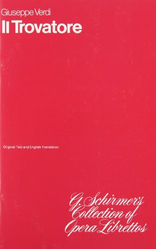 Beispielbild fr Il Trovatore: Libretto zum Verkauf von Wonder Book