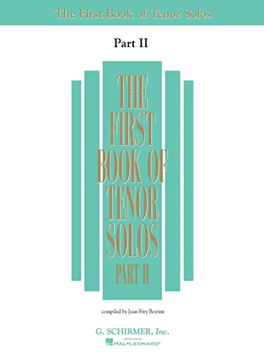 9780793524969: The first book of tenor solos part ii