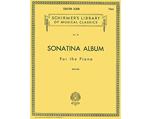 Imagen de archivo de Sonatina Album: Piano Solo (Schirmer's Library of Musical Classics): For the Piano: 0051 a la venta por AwesomeBooks