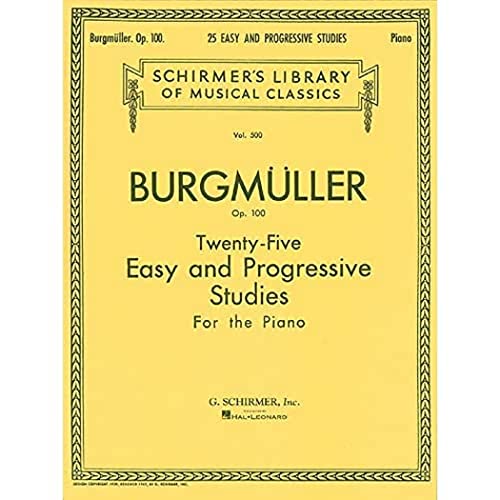 9780793525560: Friedrich burgmuller: twenty-five easy and progressive studies op.100 (complete) piano