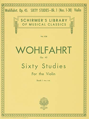 Stock image for Wohlfahrt - 60 Studies, Op. 45 - Book 1 for sale by Blackwell's