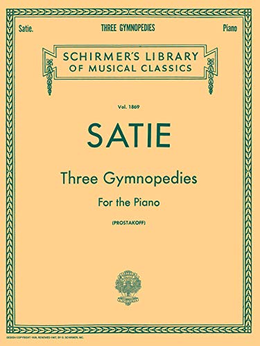 Beispielbild fr 3 Gymnopedies: Schirmer Library of Classics Volume 1869 Piano Solo zum Verkauf von Russell Books