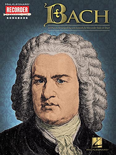 Stock image for Bach: Hal Leonard Recorder Songbook (FLUTE A BEC) for sale by Wonder Book