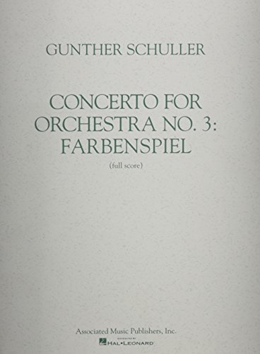 Beispielbild fr Concerto No. 3 for Orchestra : Farbenspiel zum Verkauf von GreatBookPrices
