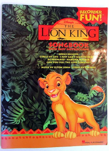 Imagen de archivo de The Lion King (Song Book) a la venta por Gulf Coast Books
