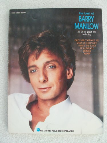 Beispielbild fr The Best Of Barry Manilow zum Verkauf von HPB Inc.