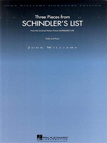 Three Pieces from Schindler's List: Violin and Piano