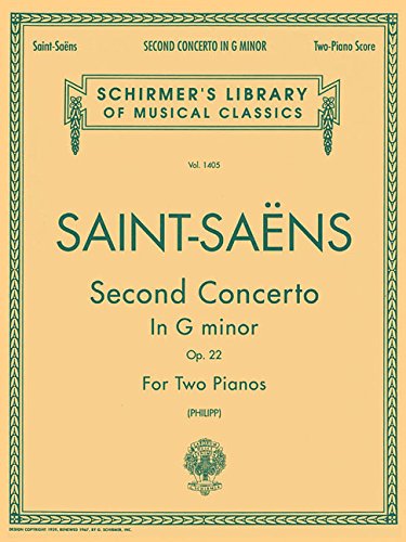 Stock image for Concerto No. 2 in G Minor, Op. 22: Schirmer Library of Classics Volume 1405 2 Pianos, 4 Hands for sale by SecondSale