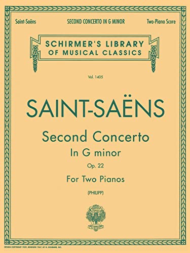 Stock image for Concerto No. 2 in G Minor, Op. 22: Schirmer Library of Classics Volume 1405 2 Pianos, 4 Hands for sale by SecondSale