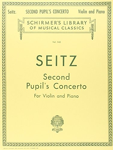 Beispielbild fr Pupil's Concerto No. 2 in G Major, Op. 13: Schirmer Library of Classics Volume 945 Score and Parts zum Verkauf von SecondSale