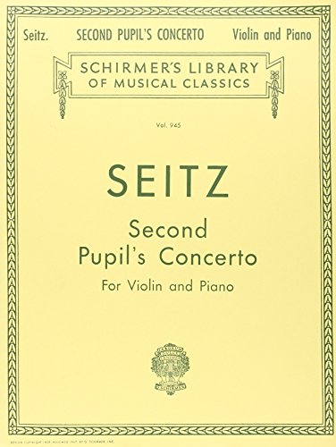 Imagen de archivo de Pupil's Concerto No. 2 in G Major, Op. 13: Schirmer Library of Classics Volume 945 Score and Parts a la venta por SecondSale