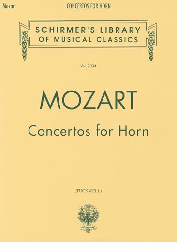 9780793539635: Concertos For Horn
