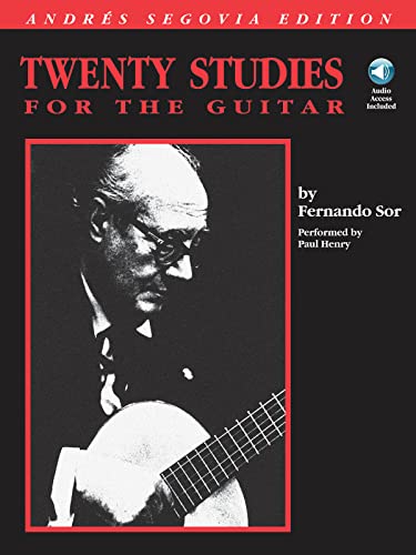 Stock image for Andres Segovia - 20 Studies for the Guitar for sale by Blackwell's