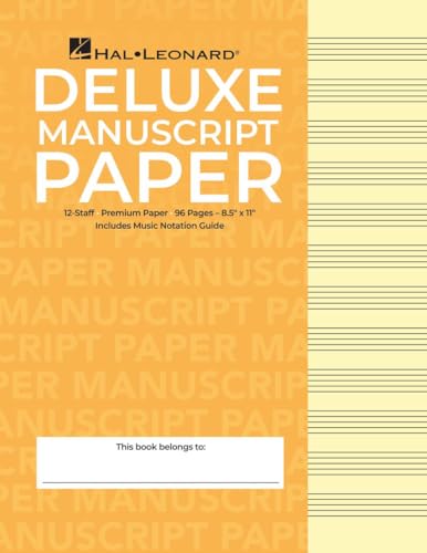 9780793547630: Deluxe Wirebound Super Premium Manuscript Paper Gold Cover