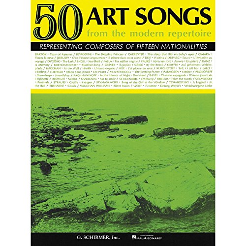 50 Art Songs from the Modern Repertoire: Voice and Piano - Hal Leonard Corp