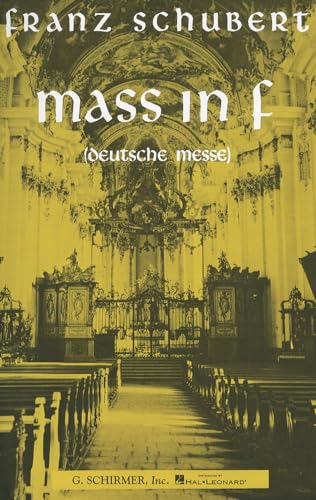 Beispielbild fr MASS IN F DEUTSCHE MESSE GERMAN AND ENGLISH Format: Paperback zum Verkauf von INDOO