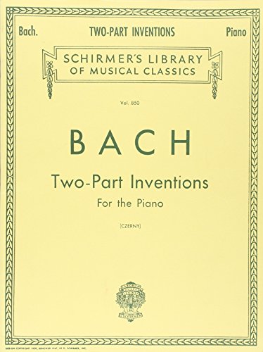 9780793551224: J.S. Bach Fifteen Two-Part Inventions (Czerny) Pf: 15 Two-Part Inventions (Czerny) Schirmer Library of Classics Volu (Schirmer's Library of Musical Classics, Vol. 850)