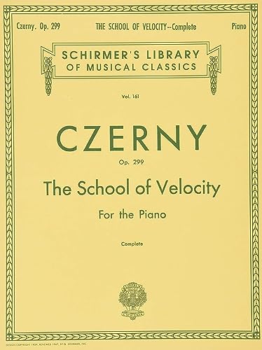 9780793552900: The School of Velocity, Op. 299 (Complete): For The Piano (Schirmer's Library of Musical Classics Vol. 161)