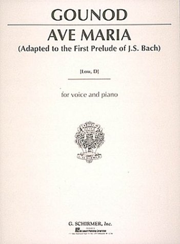 9780793553365: Ave Maria - Low Voice and Piano - Book
