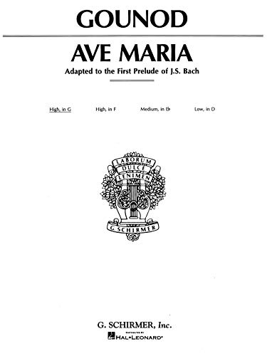 Stock image for AVE MARIA ADAPTED TO THE FIRST PRELUDE OF J.S. Format: Softcover for sale by INDOO